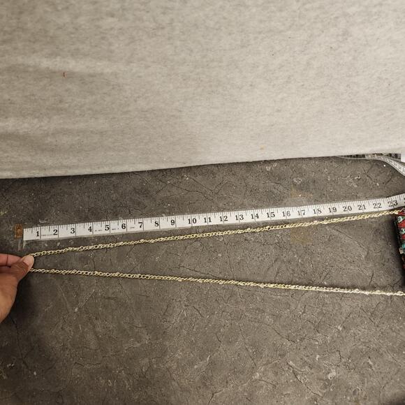 Mary Frances Beaded Small Shoulder Bag Flower Embellished‎ Clutch Chain Bag - Picture 12 of 16